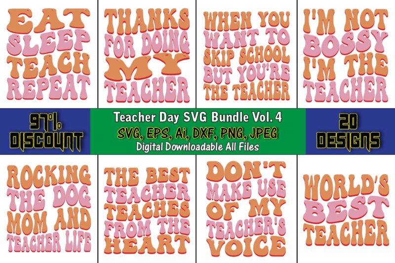 Teacher Day SVG Bundle Vol. 4, Teacher,Teacher t-shirt,Teacher design,Teacher Svg Bundle, sublimation,Teacher svg sublimation, sublimation Teacher svg,Teacher Svg, Teacher day, Teacher bundle,Teacher Appreciation Svg, Funny Svg, School, Teacher, Shirt Svg,