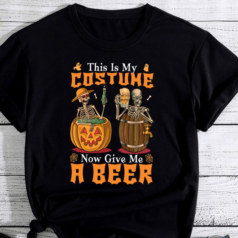 This Is My Costume Skeleton Jack O Lantern Halloween Mens PC