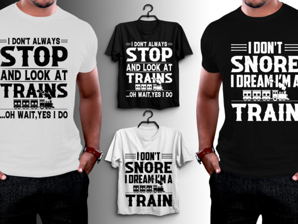 Train t-shirt design