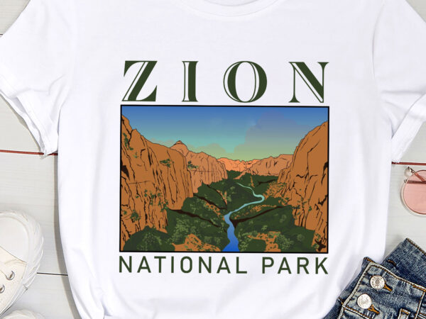 Zion national park pc t shirt graphic design