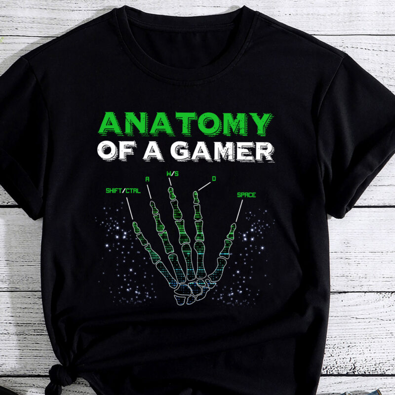 anatomy of a gamer Video Game Player gaming for Boys men PC