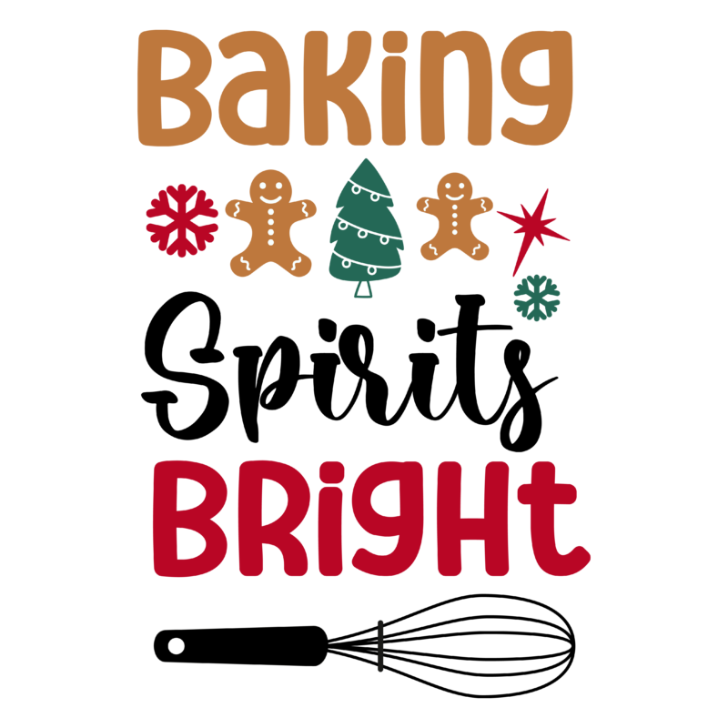 baking spirits bright, tshirt