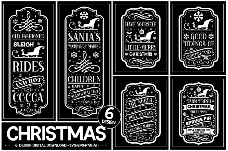 Christmas Svg Bundle, Vintage Farmhouse Christmas SVG Design Bundle ,Christmas SVG Bundle, Winter svg, Santa SVG, Holiday, Merry Christmas, Christmas Bundle, Funny Christmas Shirt, Cut File Cricut , Funny Christmas