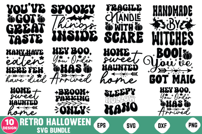 Retro Halloween Svg Bundle Halloween Door Sign Svg Bundle, Halloween Door Sign, Halloween Door Sign Svg, Halloween Round Sign Svg Bundle, Round Sign Svg Bundle, Halloween Sign Bundle, Halloween Round