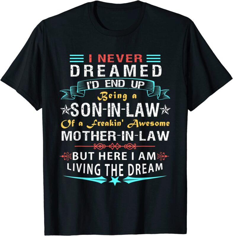 15 Son In Law Shirt Designs Bundle For Commercial Use Part 4, Son In ...