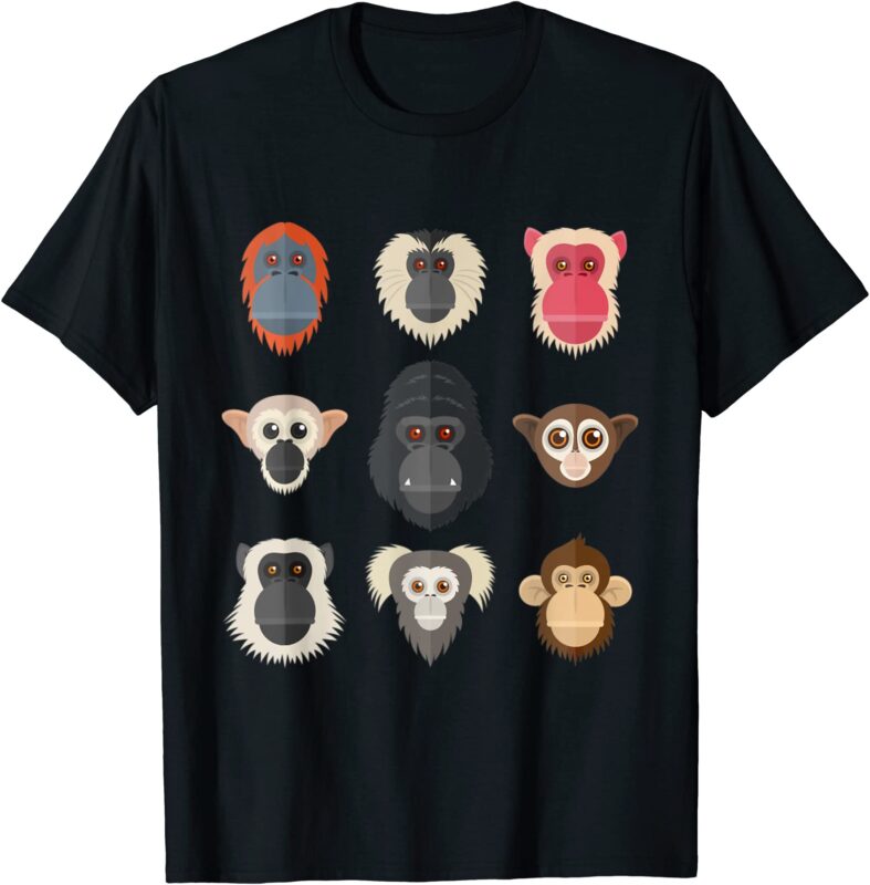 15 Monkey Shirt Designs Bundle For Commercial Use Part 3, Monkey T-shirt, Monkey png file, Monkey digital file, Monkey gift, Monkey download, Monkey design