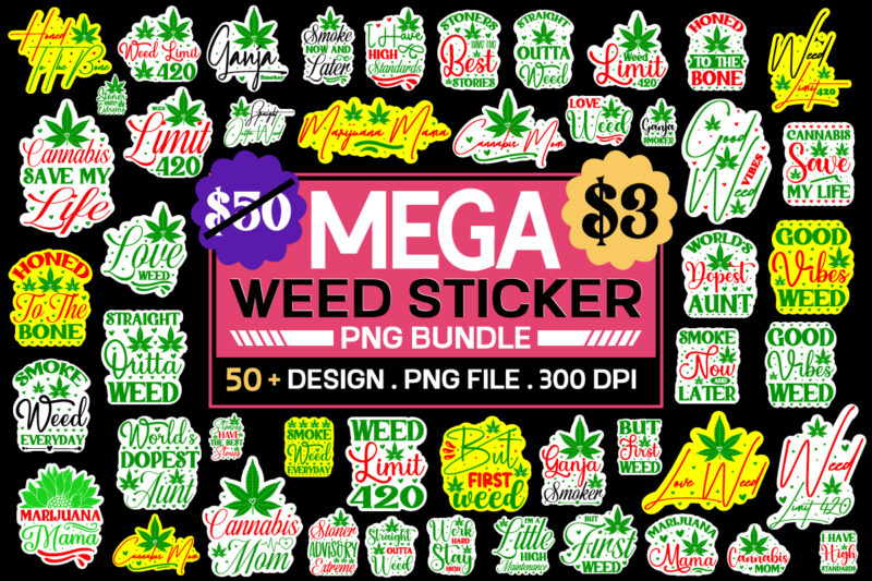 Weed Sticker Svg Bundle , Weed svg bundle, 420 cannabis svg designs for cricut and silhouette, stoner digital clipart, vinyl cut file, instant download,Weed SVG Bundle, Weed SVG, Weed Leaf