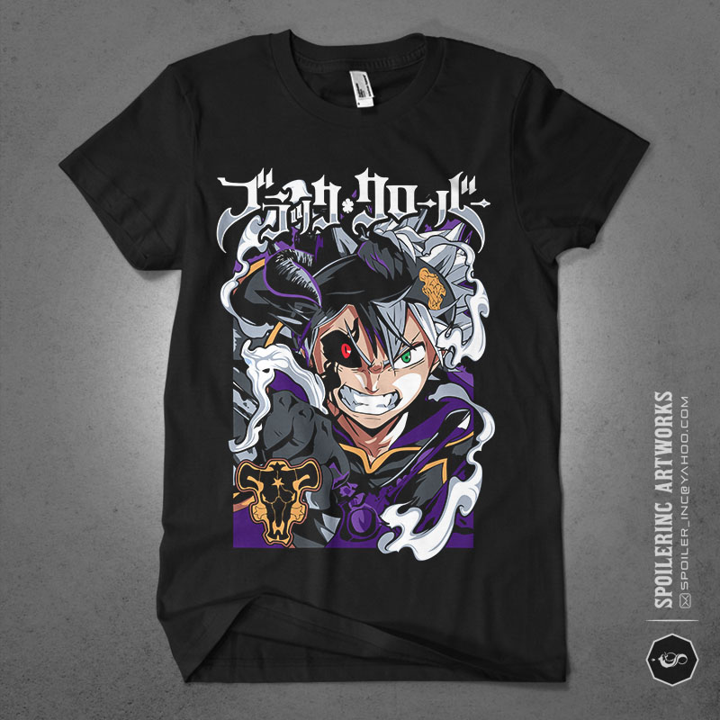 populer anime lover tshirt design bundle illustration part 8