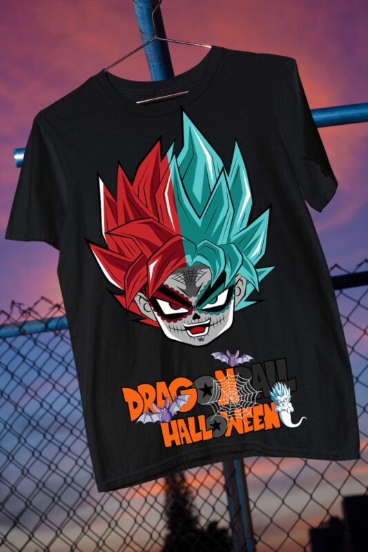 2024 halloween spooky season looney pokemon skulls dbz fan art parody print on demand bundle