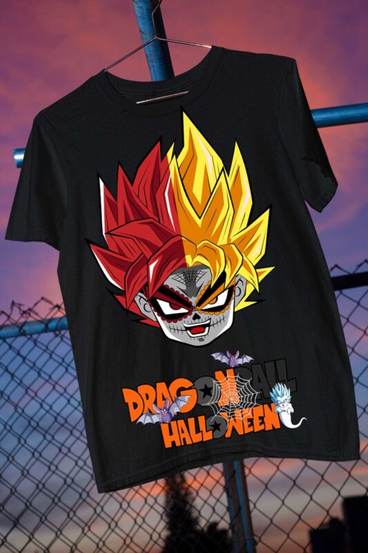 2024 halloween spooky season looney pokemon skulls dbz fan art parody print on demand bundle