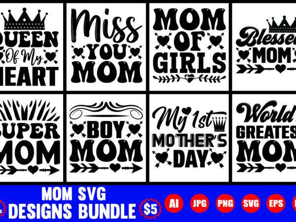 Mom svg designs bundle