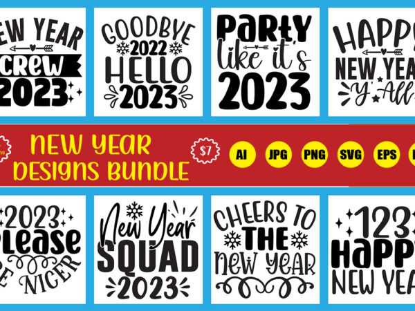 New year designs bundle