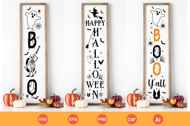 Halloween Porch Signs SVG Bundle halloween svg, halloween svg bundle, farmhouse halloween svg, farmhouse halloween svg bundle, old farmhouse halloween sighs svg, farmhouse halloween signs svg, vintage halloween signs svg,