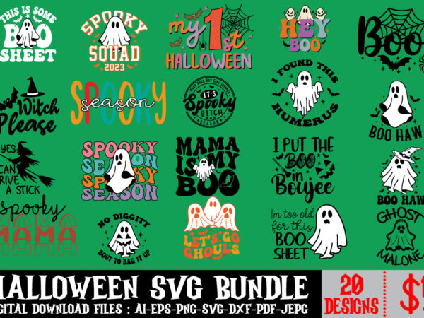 Halloween t-shirt design bundle