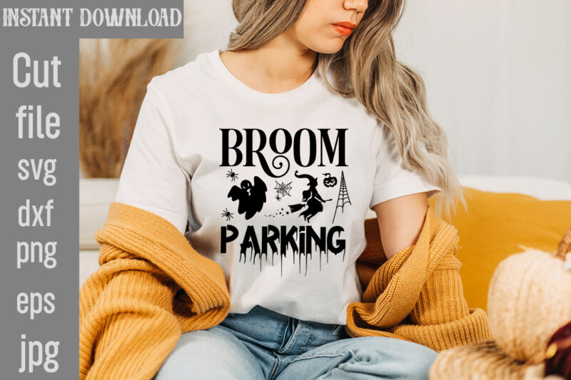 Broom Parking T-shirt Design,Bad Witch T-shirt Design,Trick or Treat T-Shirt Design, Trick or Treat Vector T-Shirt Design, Trick or Treat , Boo Boo Crew T-Shirt Design, Boo Boo Crew Vector