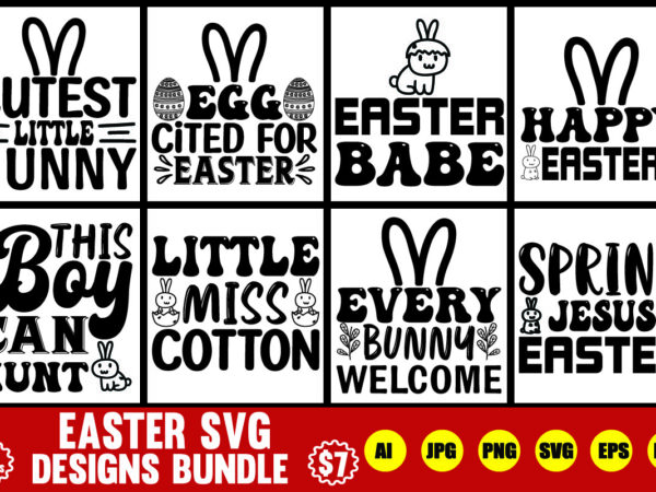 Easter svg designs bundle