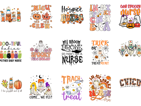 15 nurse halloween shirt designs bundle for commercial use part 12, nurse halloween t-shirt, nurse halloween png file, nurse halloween digital file, nurse halloween gift, nurse halloween download, nurse halloween design amz