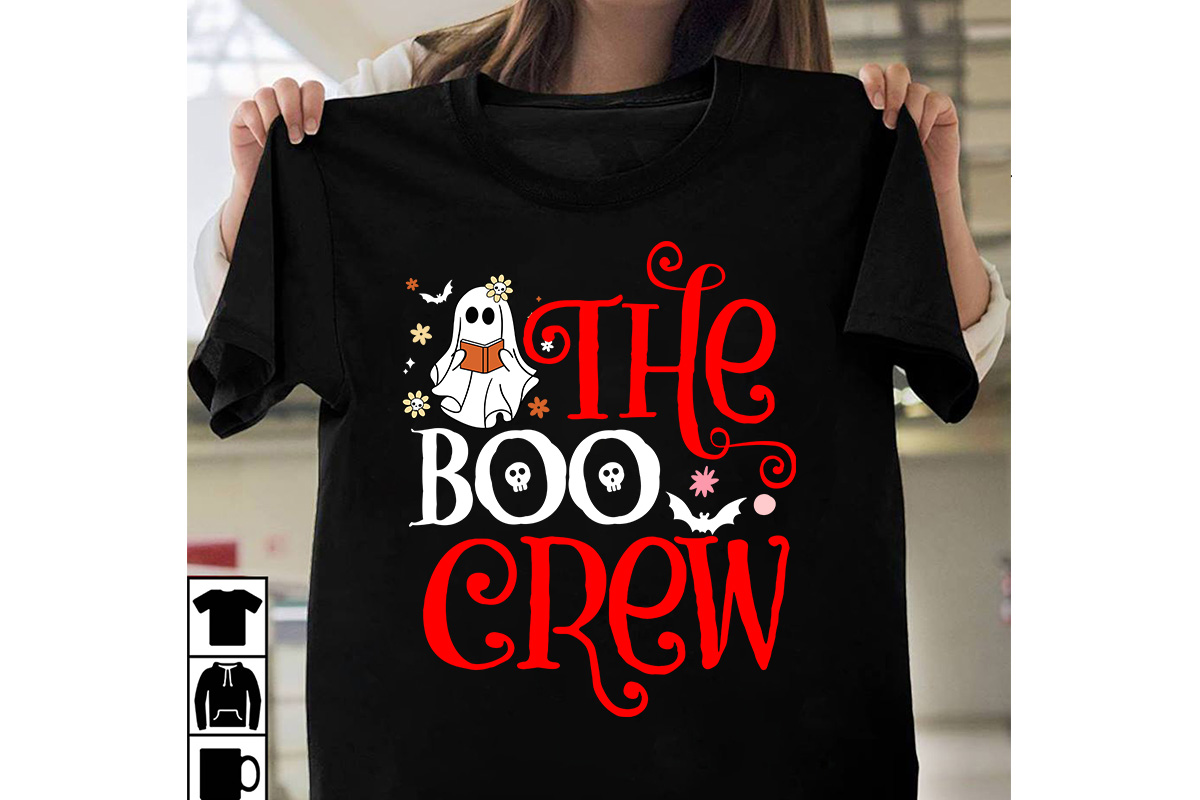 The Boo Crew T Shirt Design The Boo Crew Vector T Shirt Design