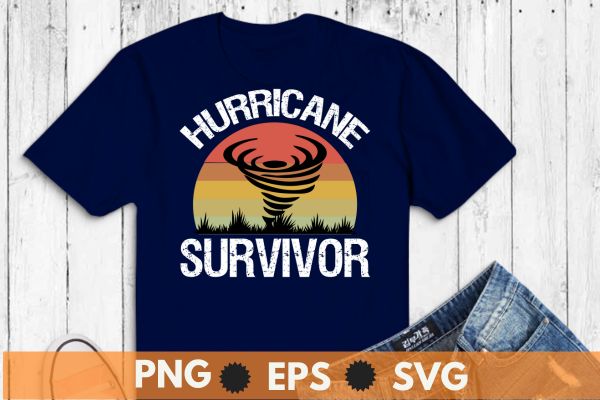 hurricane idalia survivor t-shirt design vector, hurricane idalia survivor shirt, hurricane idalia, survivor vintage, florida people, retro hurricane idalia survivor, florida survived hurricane idalia funny tee