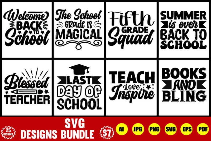 Back to School Design Bundle