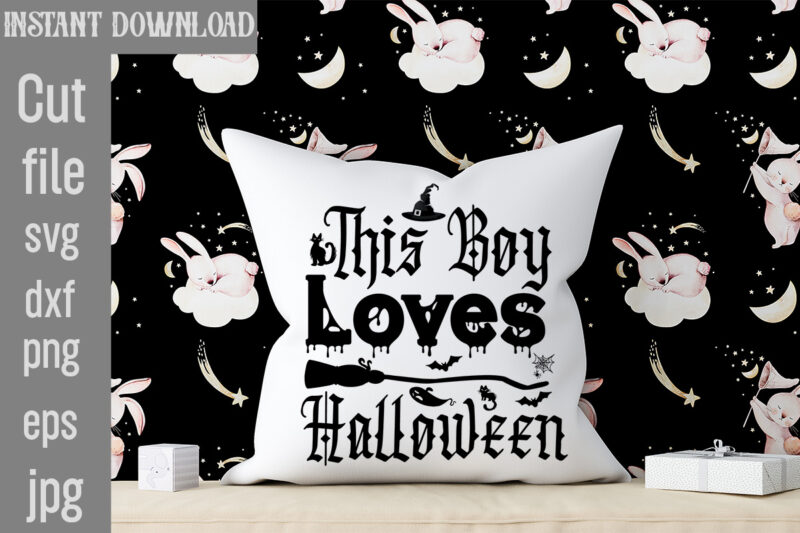 This Boy Loves Halloween T-shirt Design,Bad Witch T-shirt Design,Trick or Treat T-Shirt Design, Trick or Treat Vector T-Shirt Design, Trick or Treat , Boo Boo Crew T-Shirt Design, Boo Boo