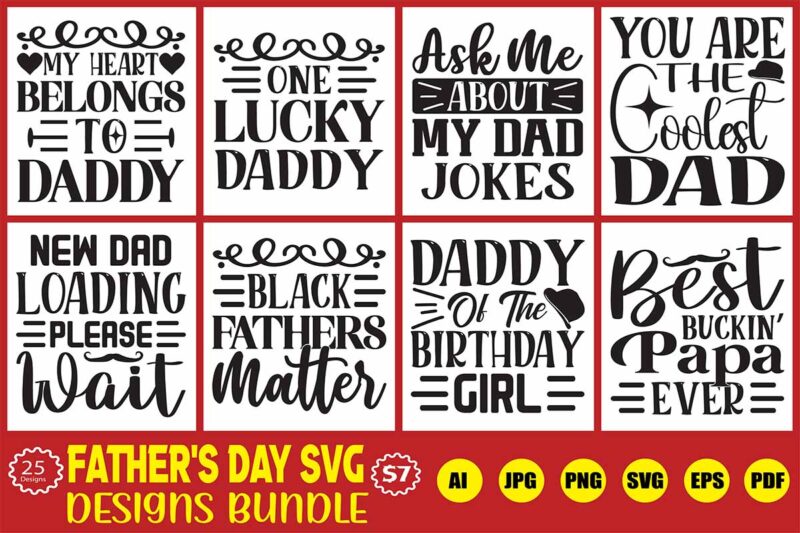 father’s day svg designs bundle