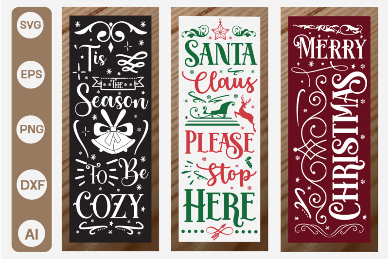 Christmas Porch Signs SVG Bundle Poch Sing SVG, christmas porch sing svg, christmas porch svg, christmas porch svg, porch svg, long sing svg, santa porch sing svg,santa stop here, Christmas