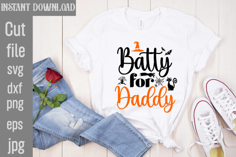 Batty for Daddy T-shirt Design,Spooky School counselor T-shirt Design,Pet all the pumpkins! T-shirt Design,Halloween T-shirt Design,Halloween T-Shirt Design Bundle,Halloween Vector T-Shirt Design, Halloween T-Shirt Design Mega Bundle, Spooky Saurus rex