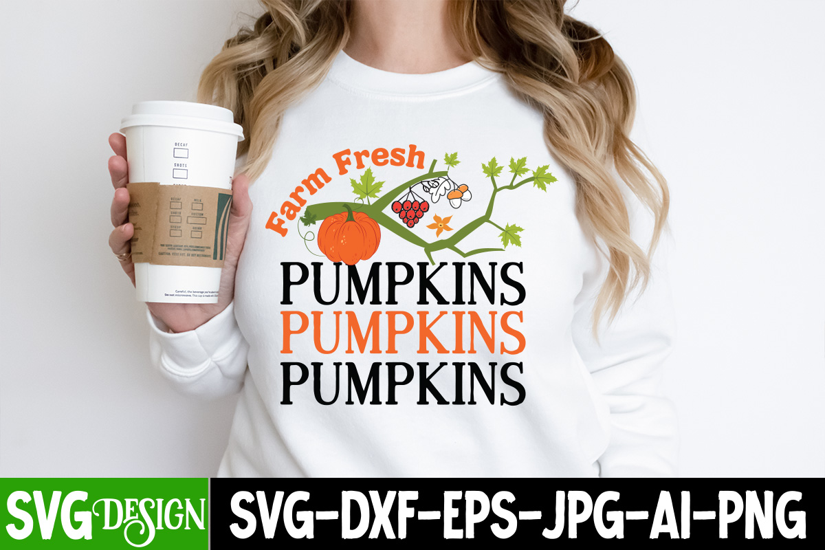 farm-fresh-pumpkins-t-shirt-design-farm-fresh-pumpkins-vector-t-shirt