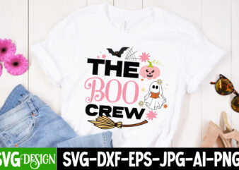 The Boo Crew T-Shirt Design, The Boo Crew Vector T-Shirt Design, Happy Boo Season T-Shirt Design, Happy Boo Season vector t-Shirt Design, Halloween T-Shirt Design, Halloween T-Shirt Design Bundle,halloween halloween,t,shirt
