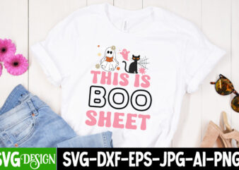 This is Boo Sheet T-Shirt Design, This is Boo Sheet Vector T-Shirt Design, The Boo Crew T-Shirt Design, The Boo Crew Vector T-Shirt Design, Happy Boo Season T-Shirt Design, Happy