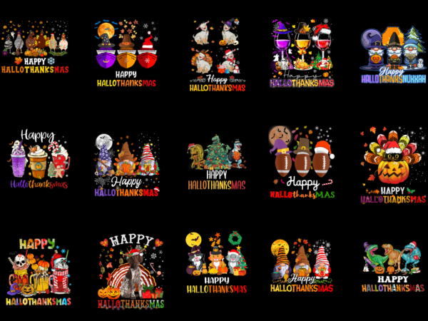 15 hallothanksmas shirt designs bundle for commercial use part 5, hallothanksmas t-shirt, hallothanksmas png file, hallothanksmas digital file, hallothanksmas gift, hallothanksmas download, hallothanksmas design amz