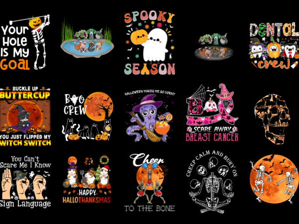 15 halloween shirt designs bundle for commercial use part 7, halloween t-shirt, halloween png file, halloween digital file, halloween gift, halloween download, halloween design rd