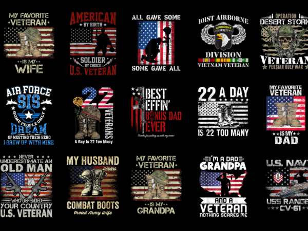 15 veteran shirt designs bundle for commercial use part 8, veteran t-shirt, veteran png file, veteran digital file, veteran gift, veteran download, veteran design amz