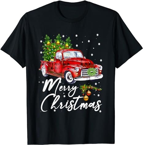 15 Red Truck Christmas Tree Shirt Designs Bundle For Commercial Use Part 2, Red Truck Christmas Tree T-shirt, Red Truck Christmas Tree png file, Red Truck Christmas Tree digital file,