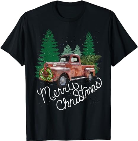 15 Red Truck Christmas Tree Shirt Designs Bundle For Commercial Use Part 4, Red Truck Christmas Tree T-shirt, Red Truck Christmas Tree png file, Red Truck Christmas Tree digital file,