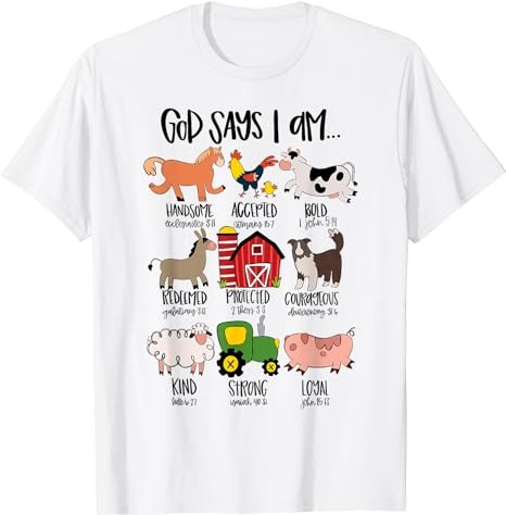 15 God Says I Am Shirt Designs Bundle For Commercial Use, God Says I Am T-shirt, God Says I Am png file, God Says I Am digital file, God Says