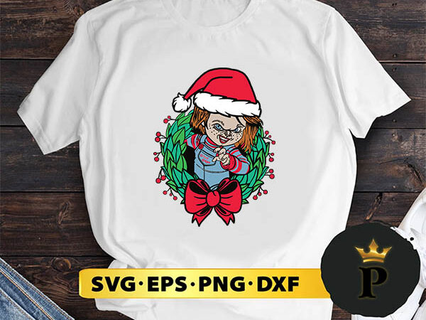 Chucky christmas svg, merry christmas svg, xmas svg png dxf eps t shirt vector file