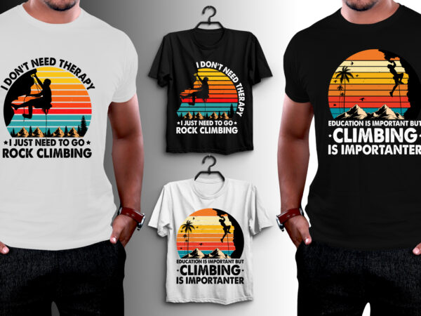 Climbing t-shirt design