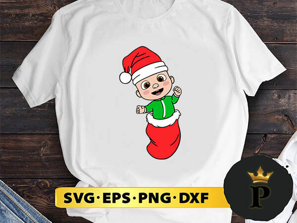 Cocomelon baby christmas svg, merry christmas svg, xmas svg png dxf eps t shirt vector file