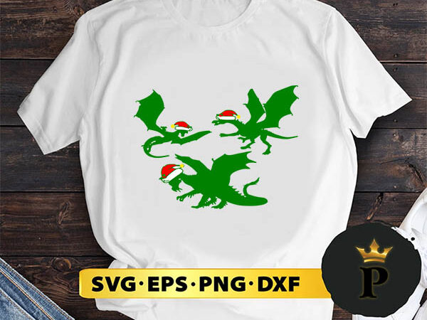 Cool christmas dragon svg, merry christmas svg, xmas svg png dxf eps t shirt vector file