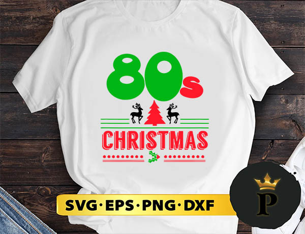 Cool Retro Ugly 80S Christmas Party SVG, Merry Christmas SVG, Xmas SVG PNG DXF EPS