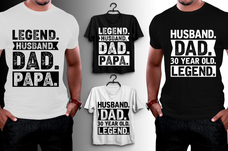 Dad Papa T-Shirt Design