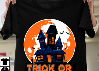 Trick or Treat T-Shirt Design, Trick or Treat Vector t-Shirt Design, Eat Drink And Be Scary T-Shirt Design, Eat Drink And Be Scary Vector T-Shirt Design, The Boo Crew T-Shirt