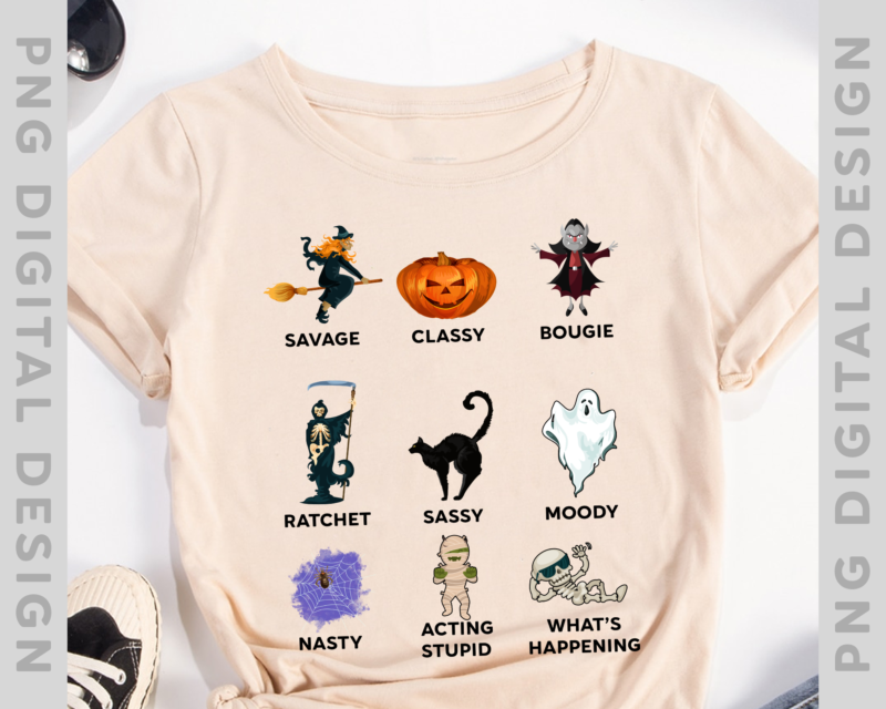 15 Halloween Shirt Designs Bundle For Commercial Use Part 6, Halloween T-shirt, Halloween png file, Halloween digital file, Halloween gift, Halloween download, Halloween design RD