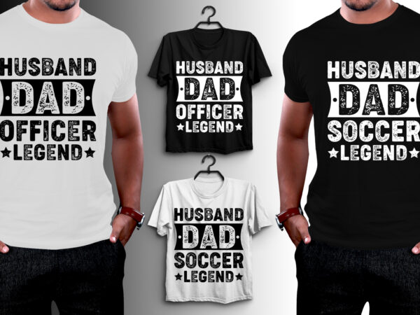 Husband dad legend t-shirt design