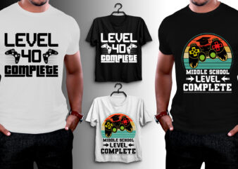 Level Complete T-Shirt Design