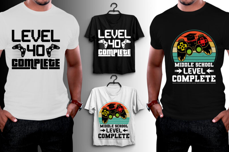 Level Complete T-Shirt Design