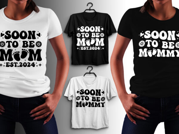 Mom mommy groovy t-shirt design