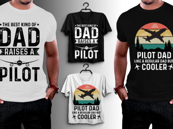 Pilot dad t-shirt design